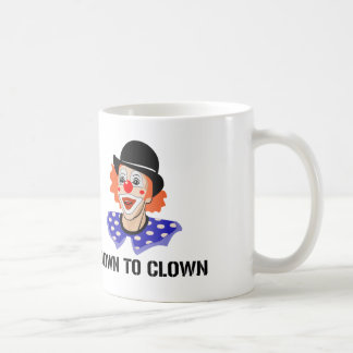 Mug Déguisé en clown humour drôle blague