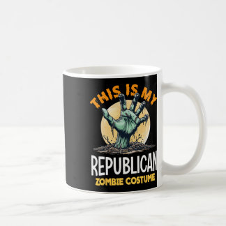 Mug Déguisement assorti de zombie Halloween républicai