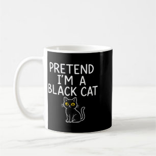 Mug Déguisement de chat noir simple pour adulte Hallow
