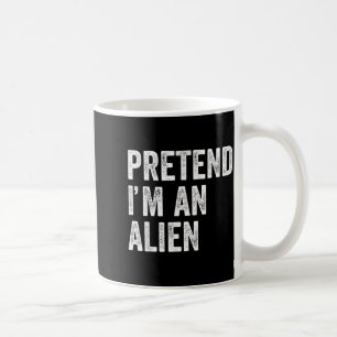 Mug Déguisement de fête d'Halloween drôle d'extraterre