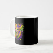 Mug Déguisement de masque de capybara Mardi Gras pour (Devant gauche)