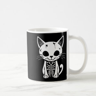 Mug Déguisement drôle de chat squelette d'Halloween Cr