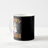 Mug Déguisement drôle et effrayant d'enseignant pour H (Devant gauche)