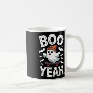 Mug Déguisement Halloween Fantôme Skateboard Boo Yeah