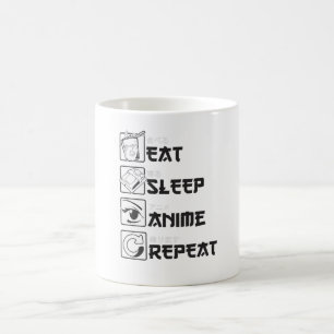 Mug Dégustation amusante de cadeaux d'Anime Dormir Rép