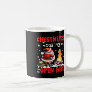 Mug Dégustation De Châtaignes Au Feu Ouvert Drôle Rude