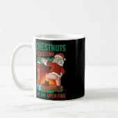 Mug Dégustation De Châtaignes Au Feu Ouvert Drôle Rude (Gauche)