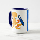 Mug Dégustez votre Net Mug, l'art des deux côtés (Devant gauche)