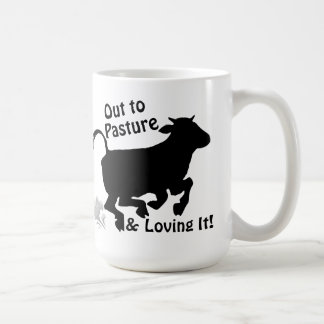 Mug Dehors au pâturage et l'adorant Drôle de retraite