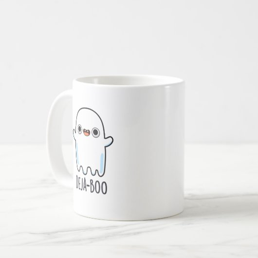 Mug Deja Boo Funny Ghost Pun (Devant gauche)