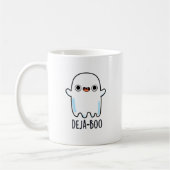 Mug Deja Boo Funny Ghost Pun (Gauche)