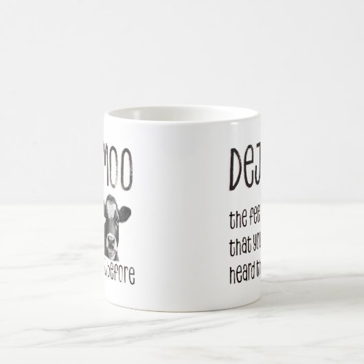 Mug Deja Moo - Vous Avez Entendu Ce Bull Avant (Centre)