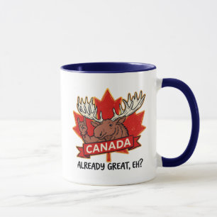 Mug Déjà super le Canada, hein Orignal Fierté canadien