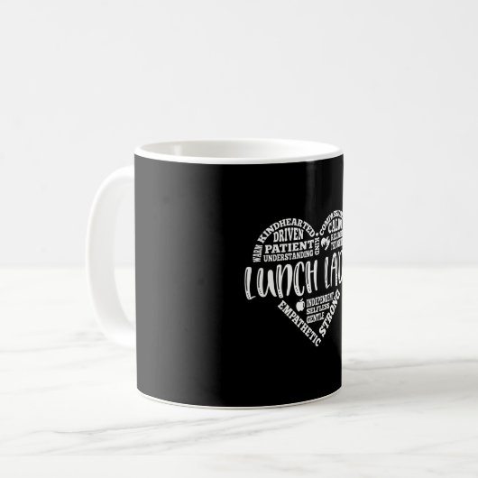 Mug Déjeuner, Cafétéria, employée de poupée (Devant gauche)