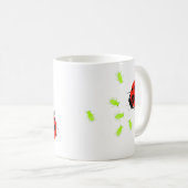 Mug Déjeuner de coccinelle (Devant droit)