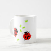 Mug Déjeuner de coccinelle (Devant gauche)