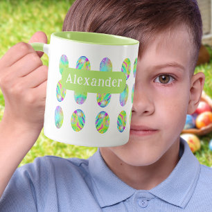 Mug Déjeuner de Pâques personnalisé Chasse aux œufs Fê