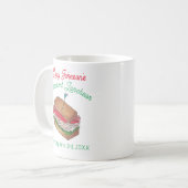 Mug Déjeuner de retraite Déjeuner Club de dinde Sandwi (Devant gauche)