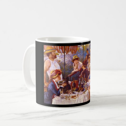 Mug Déjeuner du Boating_Groups et des figures (Devant gauche)