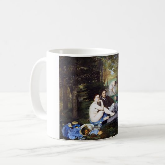 Mug Déjeuner sur l'herbe, Manet (Devant gauche)