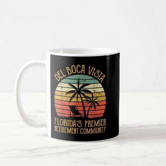 Mug Del Boca Vista Communauté de retraite Floride Funn (Gauche)