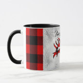 Mug d'élans rouges et noirs (Gauche)