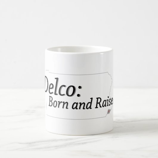 Mug Delco Né et élevé (Centre)