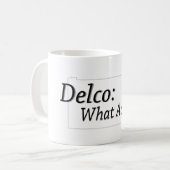 Mug Delco - Quel Accent ? (Devant gauche)