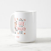 Mug d'elfe de Noël personnalisé (Devant gauche)