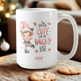 Mug d'elfe de Noël personnalisé