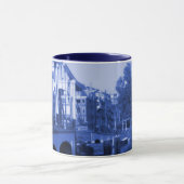 Mug Delft-Bleu-Regard de paysage urbain d'Amsterdam (Centre)