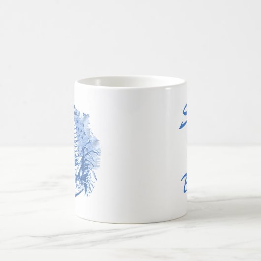 Mug Delft Blue China Look Honeybee Hive Sauvez Les Abe (Centre)