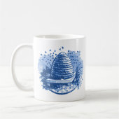 Mug Delft Blue China Look Honeybee Hive Sauvez Les Abe (Gauche)
