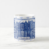 Mug Delft Blue style mug: Amsterdam (Centre)