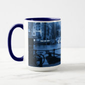 Mug Delft-Blueware-Regard de paysage urbain (Gauche)