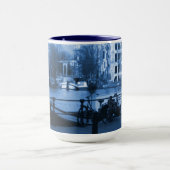 Mug Delft-Blueware-Regard de paysage urbain (Centre)