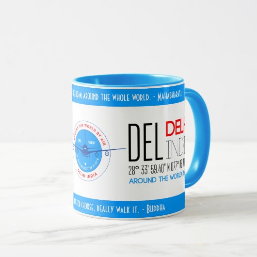 Mug Delhi, Inde (Devant droit)