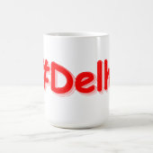 Mug "#Delhi" Joli Design. Commandez dès maintenant  (Centre)