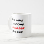 Mug deli manager, génial (Devant gauche)