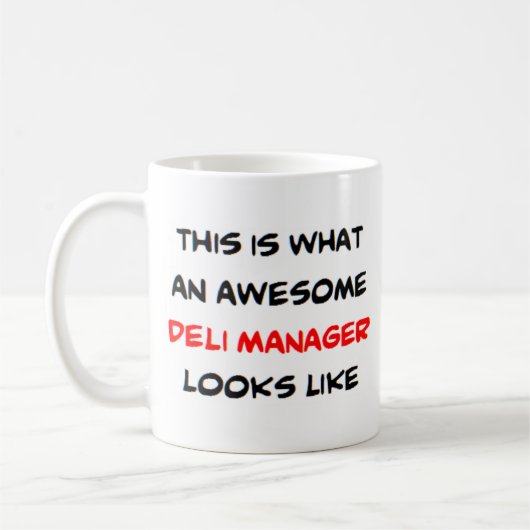 Mug deli manager, génial (Gauche)