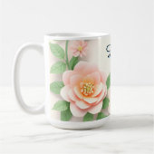Mug Délicate couronne florale (Gauche)