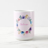 Mug Délicate couronne florale (Centre)