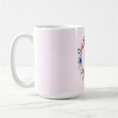 Mug Délicate couronne florale (Gauche)