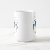 Mug Délicatesse côtière du crabe bleu avec votre nom (Centre)