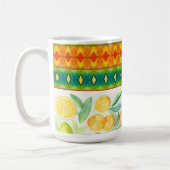 Mug Délice d'agrumes méditerranéens. Orange et citrons (Gauche)