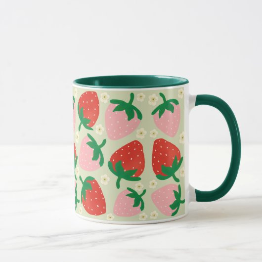 Mug Délices Sucrés aux Baies  Vert Olive (Droite)