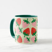 Mug Délices Sucrés aux Baies  Vert Olive (Devant gauche)