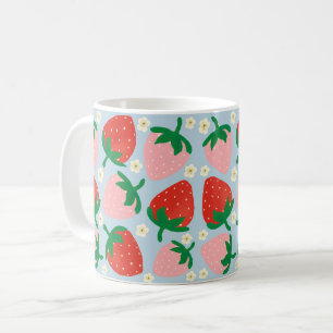 Mug Délices Sucrés de Fruits Pastel Bleu