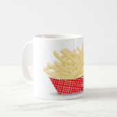 Mug Délicieux frites français Retro Restauration rapid (Devant gauche)