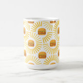 Mug Delicioso hamburguer com batatas fritas (Centre)